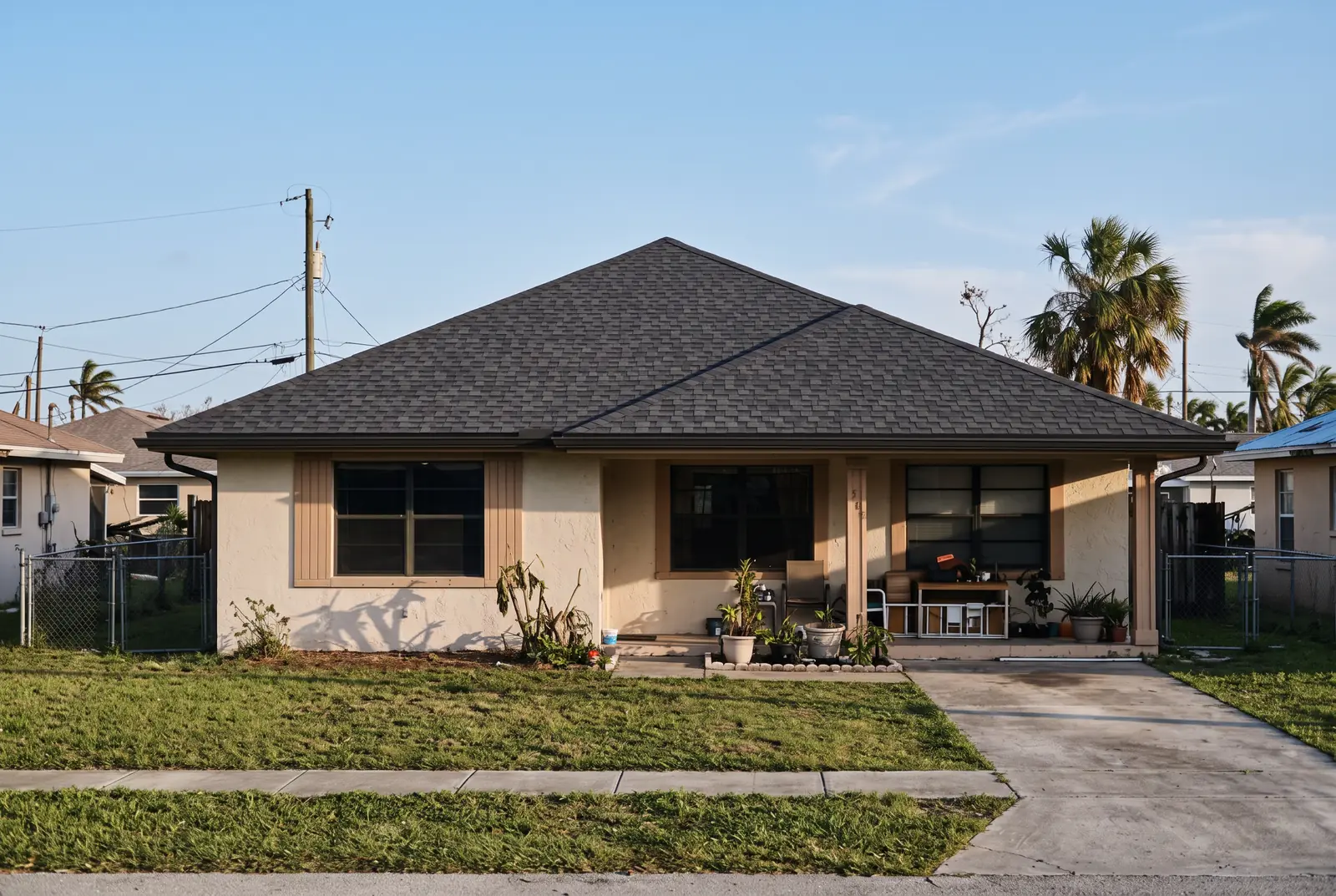 The same home after a full roof replacement